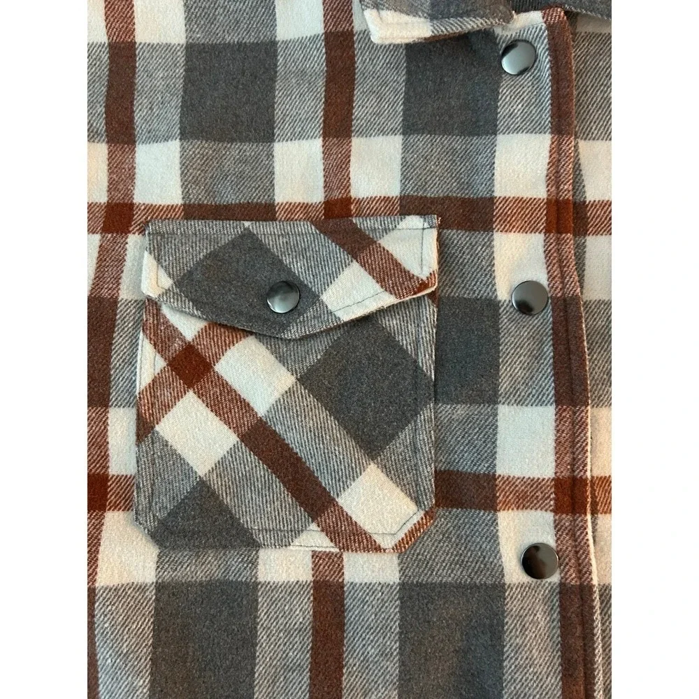 HFX plaid shacket